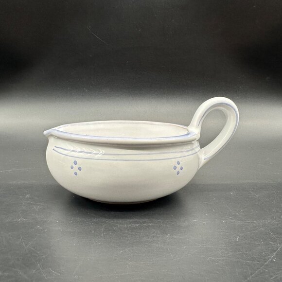 Vintage Sauce Dish Gravy Boat Dieulefit France PHP Pottery Lavender Purple - Picture 2 of 11